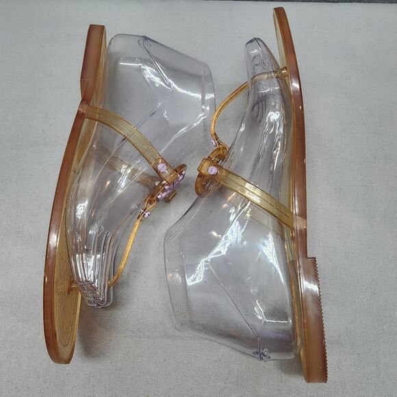 Tory Burch Mini Miller Jelly Thong Sandal Light Lavender Women's Size 8 - Picture 3 of 8